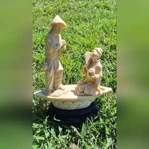 Is vintage oriental Charming Figurine Duo